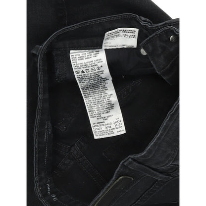 Levi's Women Black Straight Regular Stretch Jeans W26 L32