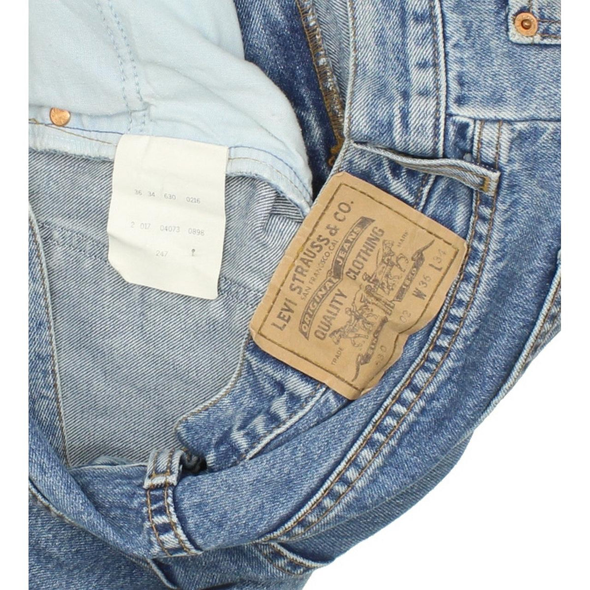 Levi's 630 Men Blue Straight Regular Jeans W36 L30