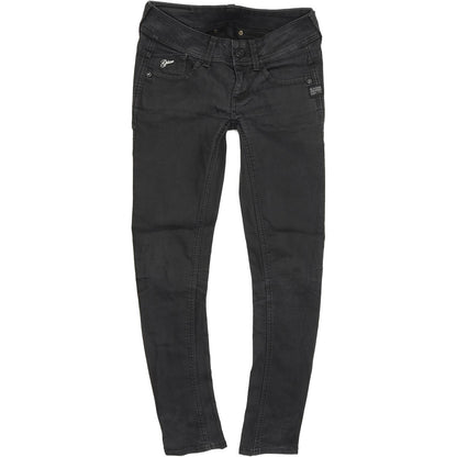 G-Star Lynn Women Black Skinny Slim Stretch Jeans W26 L30