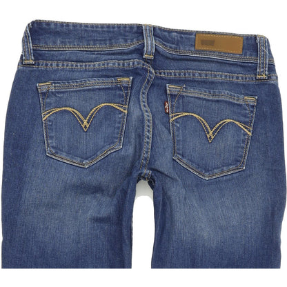 Levi's Demi Curve Women Blue Skinny Slim Stretch Jeans W26 L31
