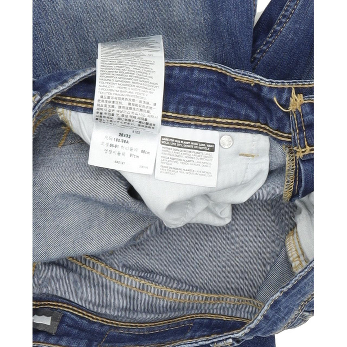 Levi's Demi Curve Women Blue Skinny Slim Stretch Jeans W26 L31