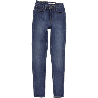 Levi's 721 Women Blue Skinny Slim Stretch Jeans W25 L30