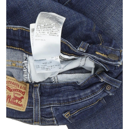 Levi's 721 Women Blue Skinny Slim Stretch Jeans W25 L30