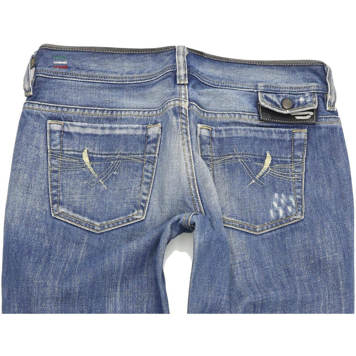 Diesel Bebel 0070Z Women Blue Bootcut Regular Jeans W29 L32