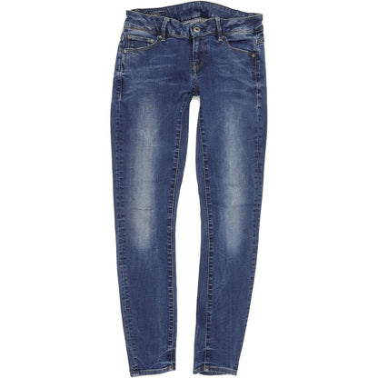 G-Star 3301 Women Blue Skinny Slim Stretch Jeans W27 L30