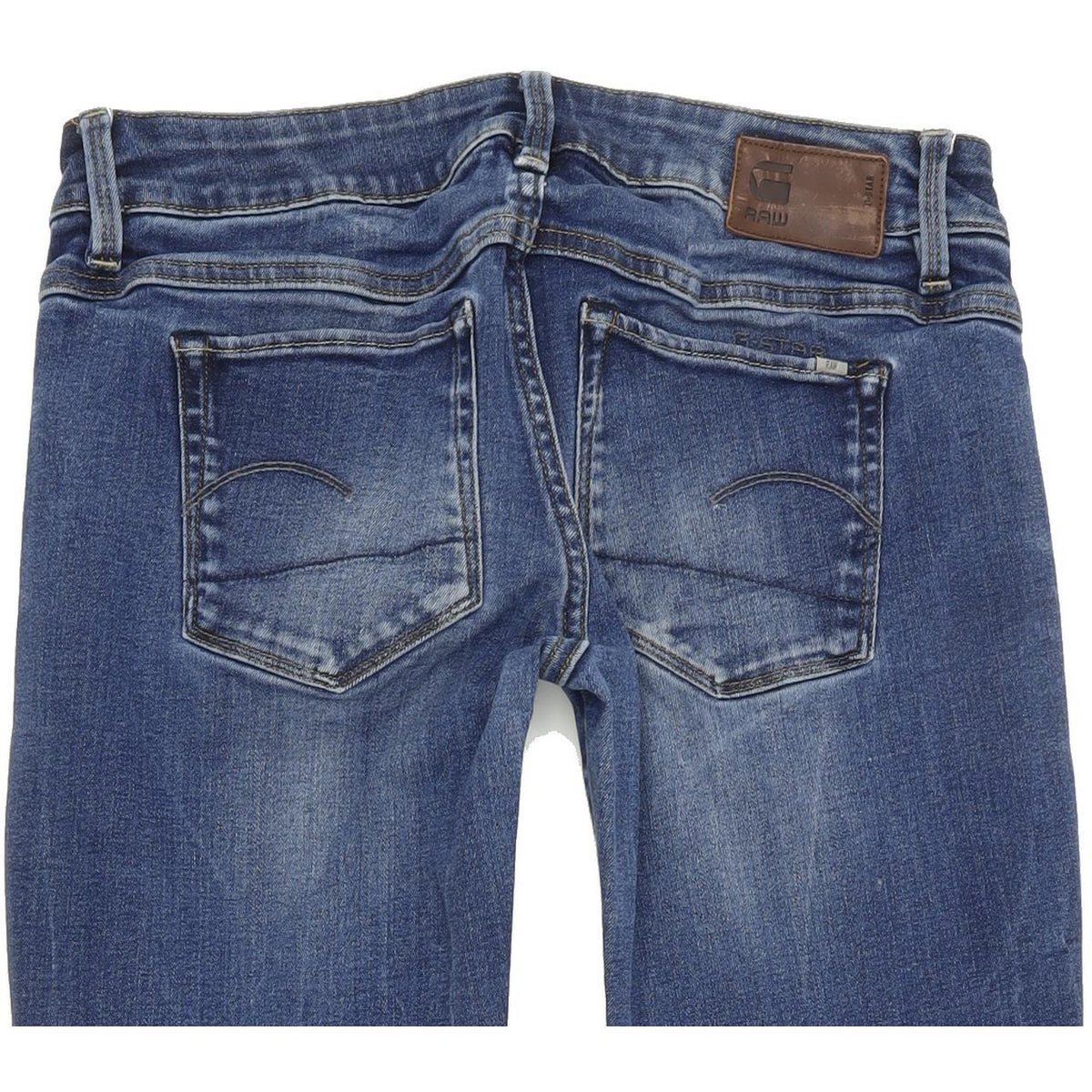 G-Star 3301 Women Blue Skinny Slim Stretch Jeans W27 L30