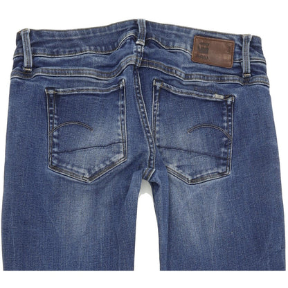 G-Star 3301 Women Blue Skinny Slim Stretch Jeans W27 L30