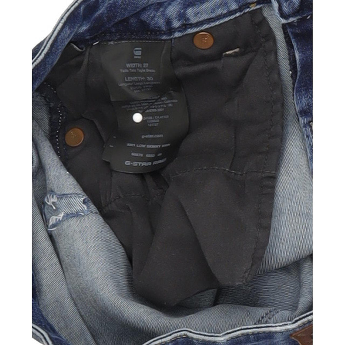 G-Star 3301 Women Blue Skinny Slim Stretch Jeans W27 L30