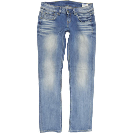 G-Star 3301 Women Blue Straight Regular Stretch Jeans W27 L30