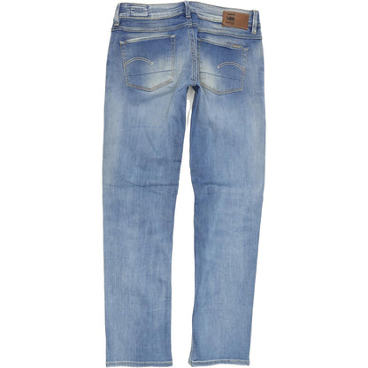G-Star 3301 Women Blue Straight Regular Stretch Jeans W27 L30