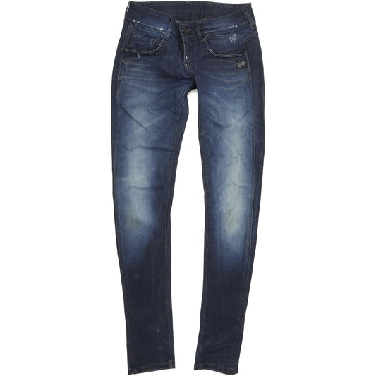G-Star Midge Cody Women Blue Skinny Slim Stretch Jeans W25 L32