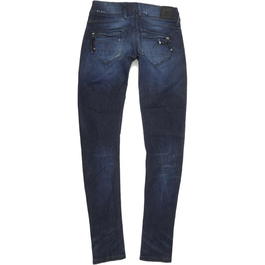 G-Star Midge Cody Women Blue Skinny Slim Stretch Jeans W25 L32