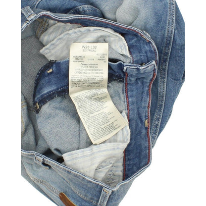 Wrangler Boyfriend Women Blue Skinny Slim Boyfriend Stretch Jeans W28 L32