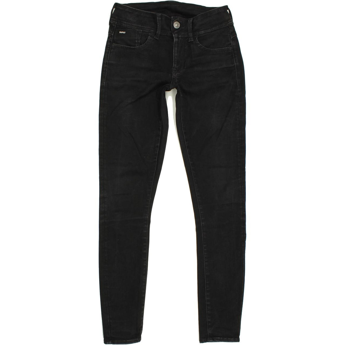 G-Star Lynne Women Black Skinny Slim Jeans W27 L29