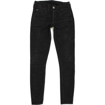G-Star Lynne Women Black Skinny Slim Jeans W27 L29