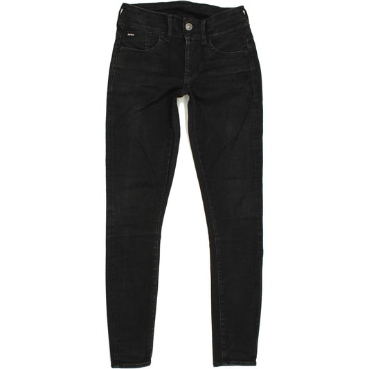 G-Star Lynne Women Black Skinny Slim Jeans W27 L29