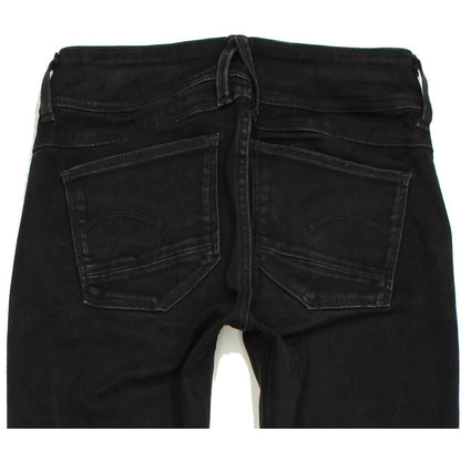 G-Star Lynne Women Black Skinny Slim Jeans W27 L29