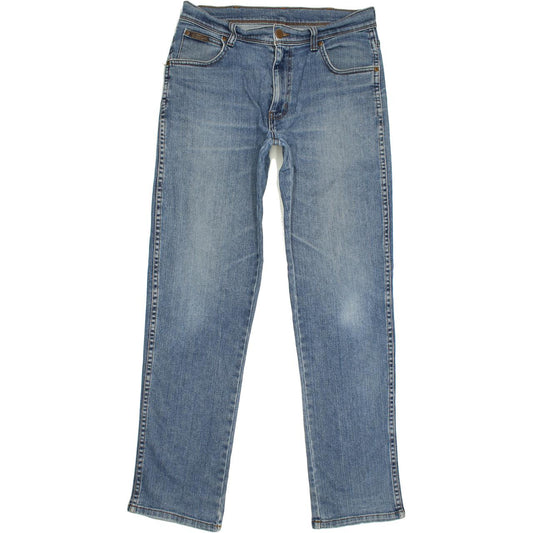 Wrangler Men Blue Straight Regular Jeans W32 L32