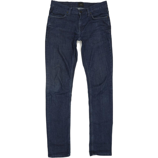 Lee Low Bruce Men Blue Straight Slim Jeans W30 L33