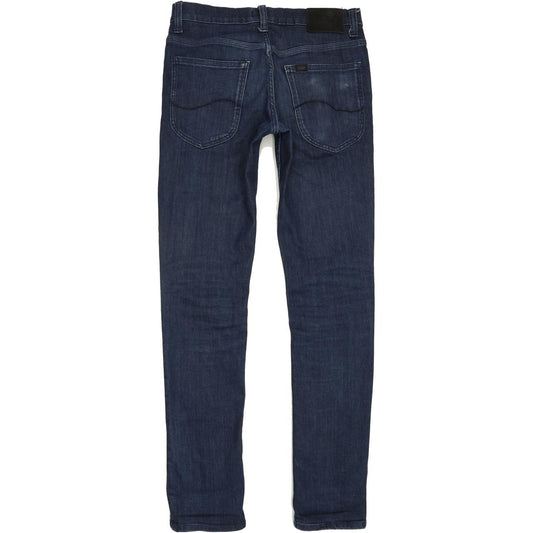 Lee Low Bruce Men Blue Straight Slim Jeans W30 L33