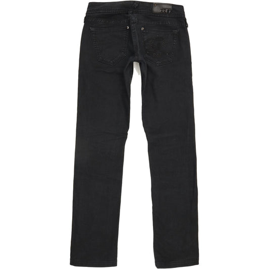 G-Star 3301 Women Black Skinny Slim Jeans W26 L30