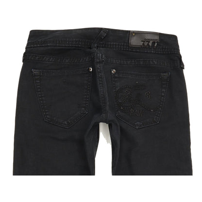 G-Star 3301 Women Black Skinny Slim Jeans W26 L30