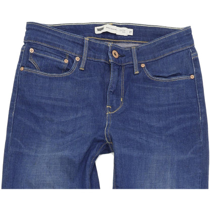 Levi's Demi Curve Women Blue Straight Slim Stretch Jeans W27 L31