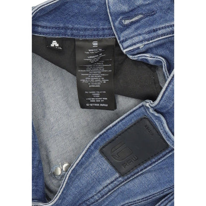 G-Star Lynn Mid Women Blue Skinny Slim Stretch Jeans W26 L30
