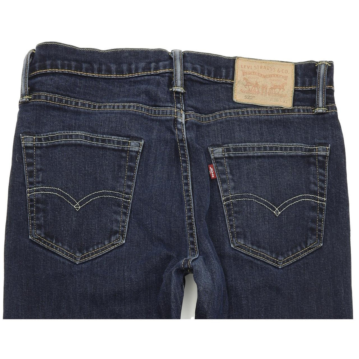 Levi's 522 Men Blue Tapered Slim Stretch Jeans W30 L32