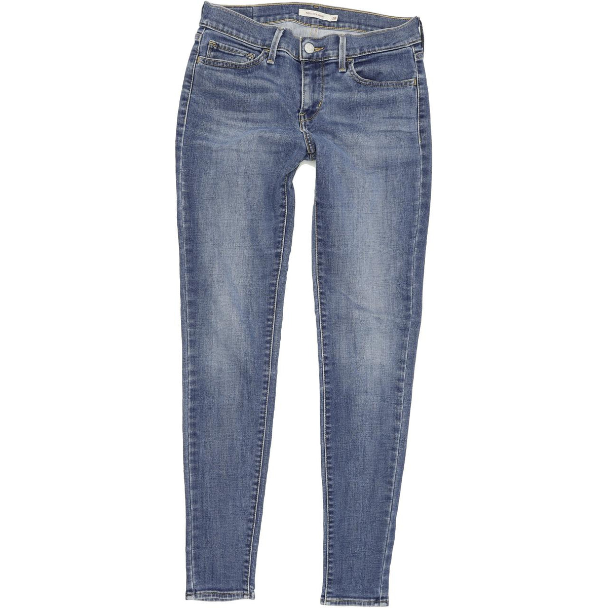 Levi's 710 Women Blue Skinny Slim Stretch Jeans W28 L30