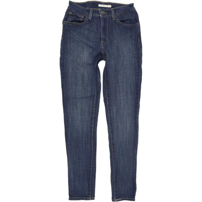Levi's 721 High Women Blue Skinny Slim Stretch Jeans W28 L30