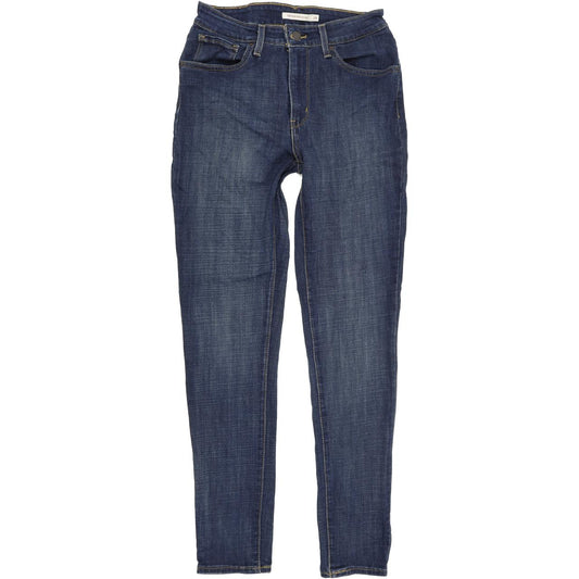 Levi's 721 High Women Blue Skinny Slim Stretch Jeans W28 L30