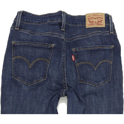 Levi's 721 High Women Blue Skinny Slim Stretch Jeans W28 L30