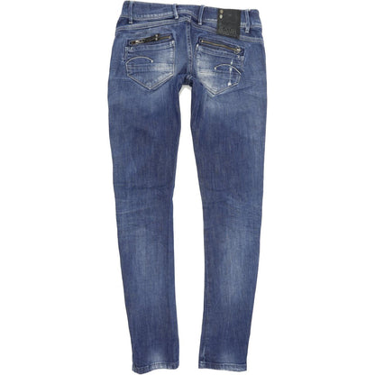 G-Star Fender Women Blue Skinny Slim Stretch Jeans W29 L32