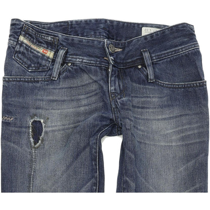 Diesel Matic 008UJ Women Blue Straight Slim Jeans W27 L32