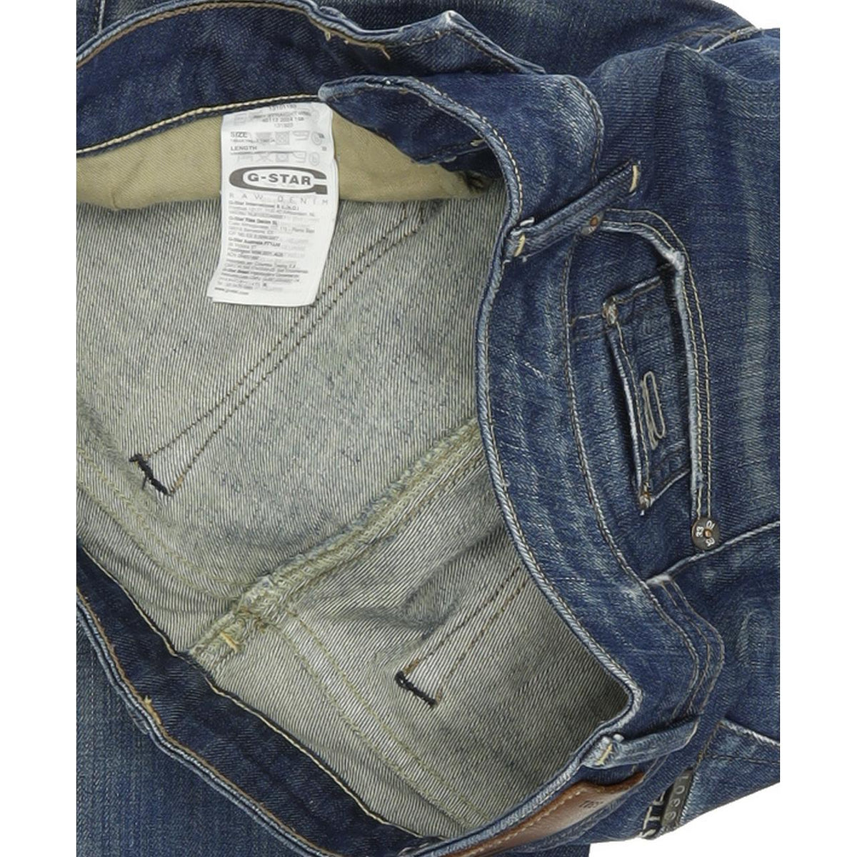 G-Star 3301 Women Blue Straight Regular Stretch Jeans W28 L32