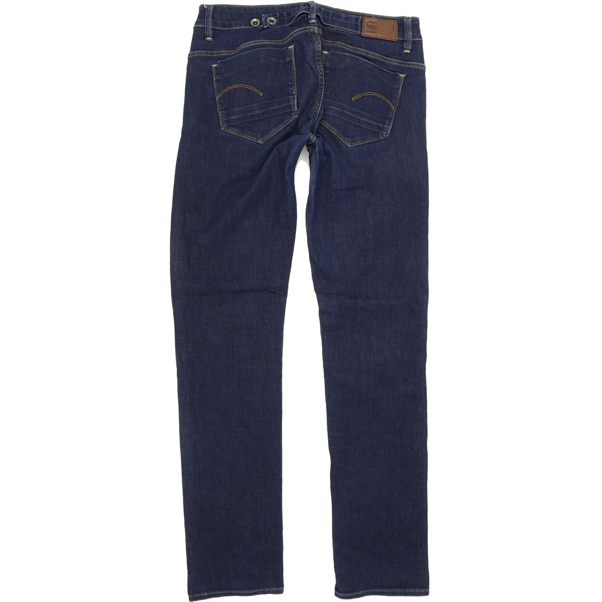 G-Star Midge Mid Women Blue Straight Regular Stretch Jeans W29 L32