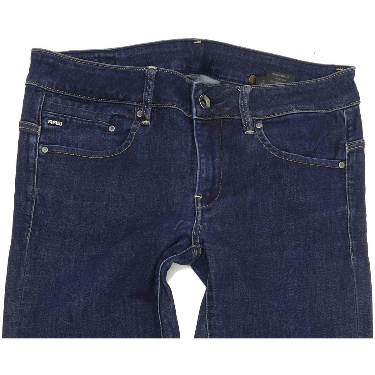 G-Star Midge Mid Women Blue Straight Regular Stretch Jeans W29 L32