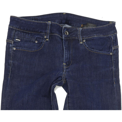 G-Star Midge Mid Women Blue Straight Regular Stretch Jeans W29 L32
