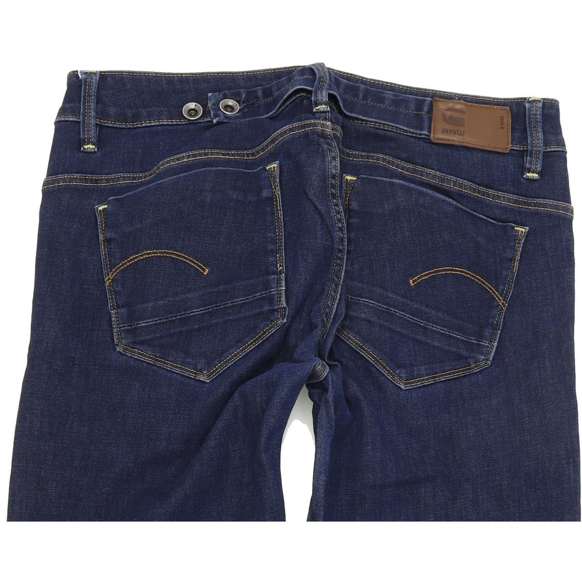 G-Star Midge Mid Women Blue Straight Regular Stretch Jeans W29 L32