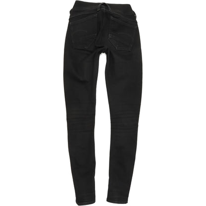 G-Star Lynn D-Mid Super Women Black Skinny Slim Stretch Jeans W23 L30