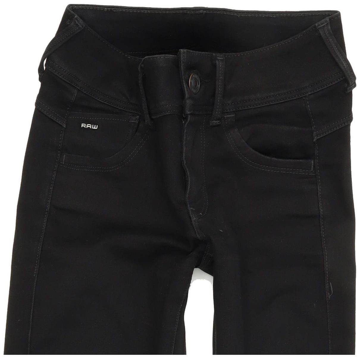 G-Star Lynn D-Mid Super Women Black Skinny Slim Stretch Jeans W23 L30