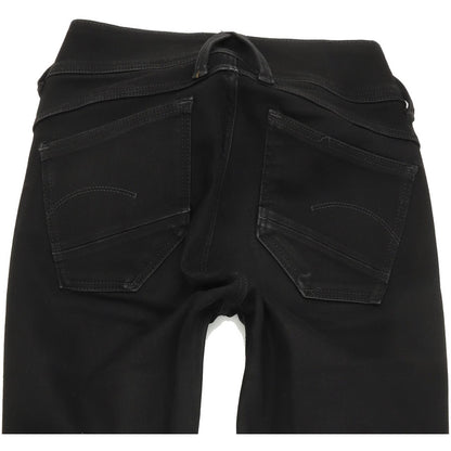 G-Star Lynn D-Mid Super Women Black Skinny Slim Stretch Jeans W23 L30