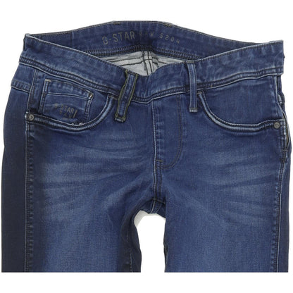 G-Star Women Blue Skinny Slim Stretch Jeans W27 L31