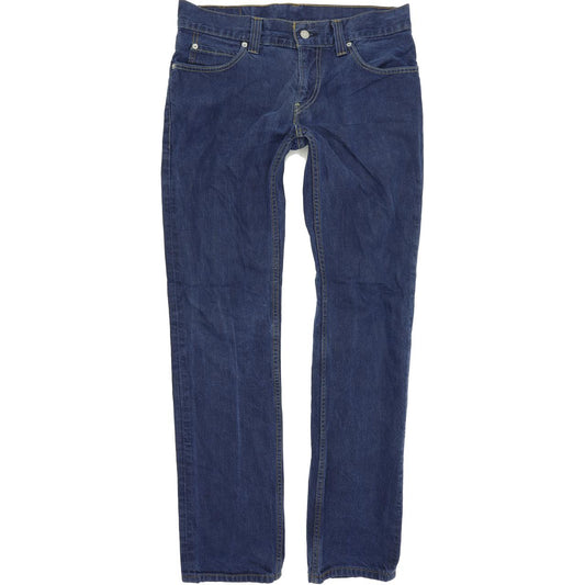 Levi's 511 Men Blue Straight Slim Jeans W34 L33