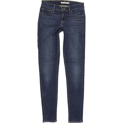 Levi's 710 Women Blue Skinny Slim Stretch Jeans W25 L30
