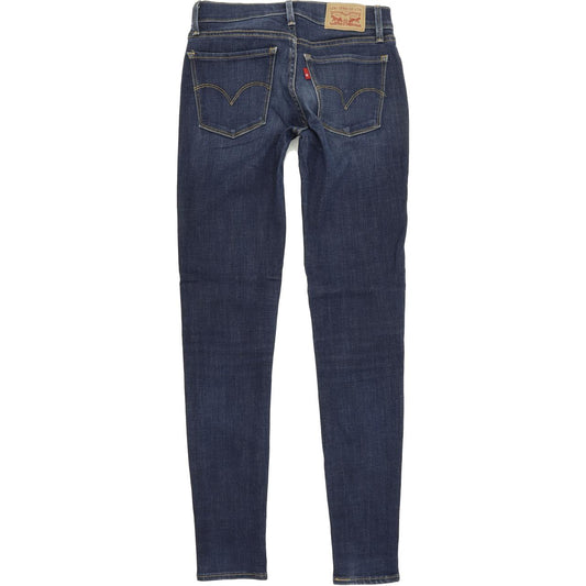 Levi's 710 Women Blue Skinny Slim Stretch Jeans W25 L30