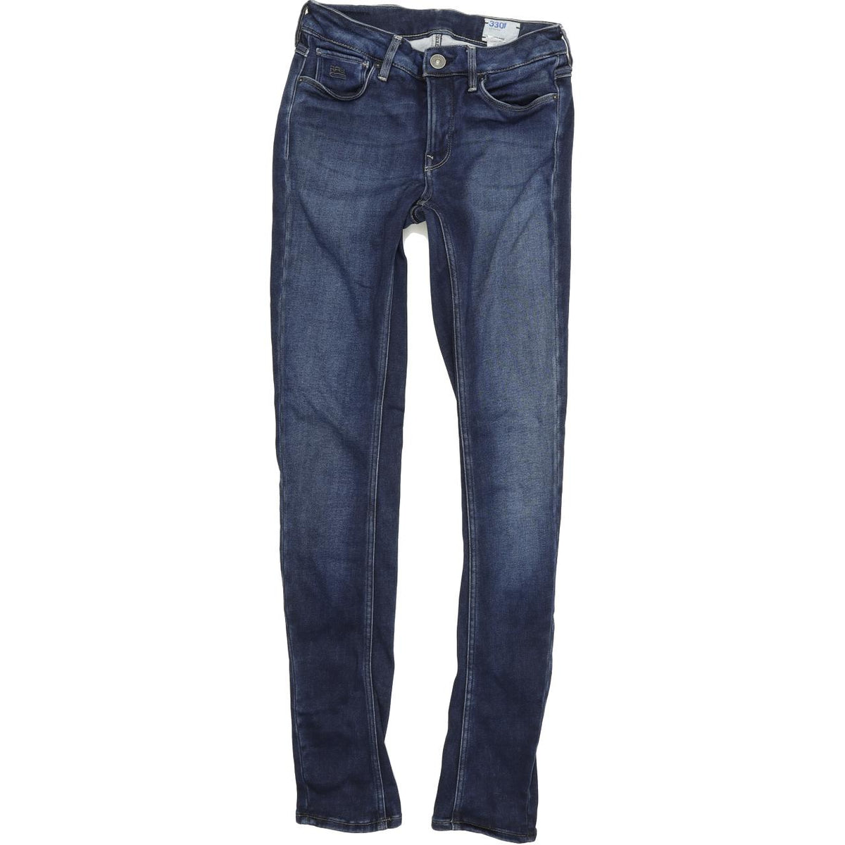 G-Star 3301 Jeg  Women Blue Skinny Slim Stretch Jeans W29 L32