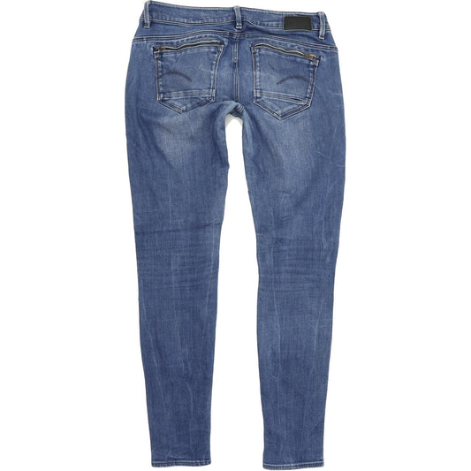 G-Star Midge  Women Blue Skinny Slim Stretch Jeans W28 L32