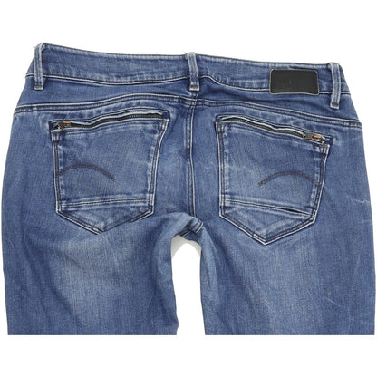 G-Star Midge  Women Blue Skinny Slim Stretch Jeans W28 L32